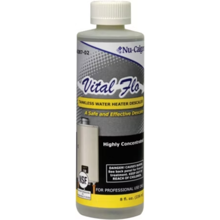 4387-02 - Vital-Flo Tankless Water Heater Descaler, Replacement Solution