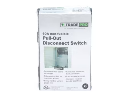 TRADEPRO® - TP-60AMP-NF - 60 Amp Non-Fusible Disconnect - Image 5
