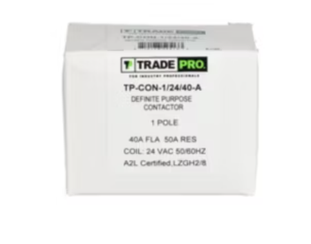 TP-CON-1/24/40-A - 1-Pole, 24 VAC, 40FLA Contactor - Image 2