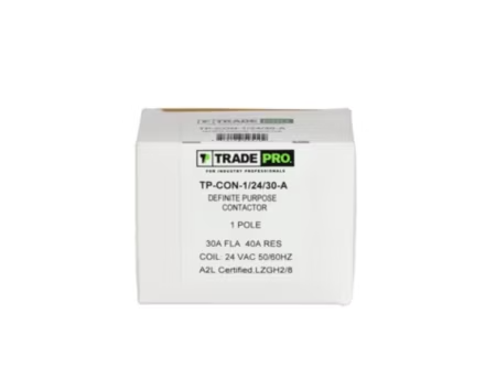 TP-CON-2/24/30-A - 2-Pole, 24 VAC, 30FLA Contactor - Image 2