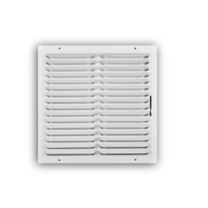 401M-14X14 - Fixed Curved Blade Wall/Ceiling Register 401M With Multi Shutter Damper, 1-Way