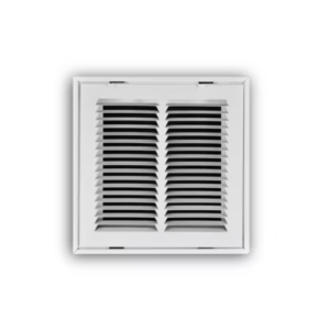 190RF-10X10 - Steel Return Air Filter Grille With Removable Face, White, 10" X 10"