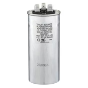 TP-CAP-40/5/440R - Run Capacitor, 40/5/440 VAC, Round, Dual Rated