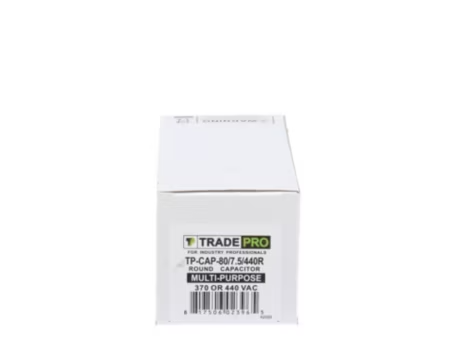 TP-CAP-80/7.5/440R - Run Capacitor, 80/7.5/440 VAC, Round, Dual Rated - Image 3