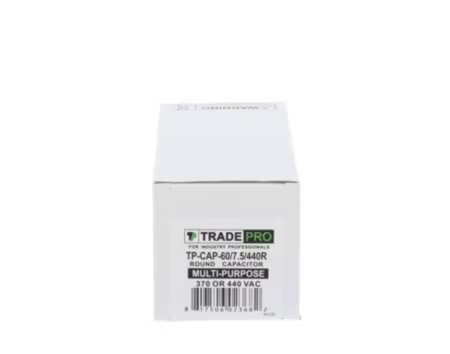 TP-CAP-60/7.5/440R - Run Capacitor, 60/7.5/440 VAC, Round - Image 3
