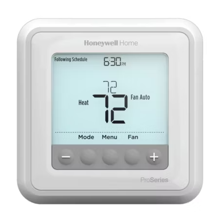 TH6320U2008/U - T6 Pro Programmable Thermostat, 3H/2C Heat Pump, 2H/2C Conventional Systems