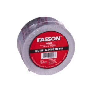 08002.5 - 0800 2.5" X 60 Yards Foil Tape, 2 mil Clear Adhesive