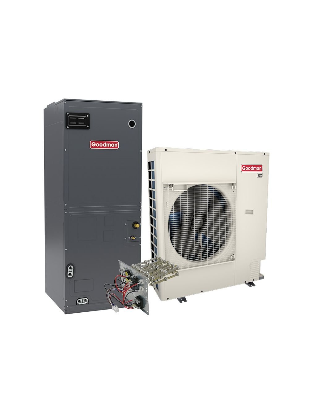 Goodman 4 Ton 17 SEER2 Variable-Speed Inverter Heat Pump System - High-Efficiency, R32