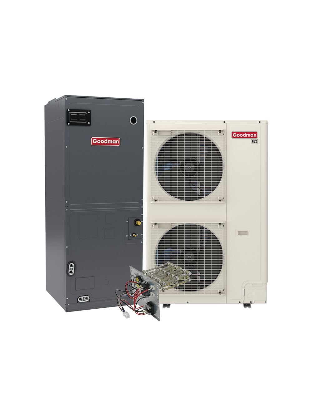 Goodman 5 Ton 18 SEER2 Variable-Speed Inverter Heat Pump System - High-Efficiency, R32