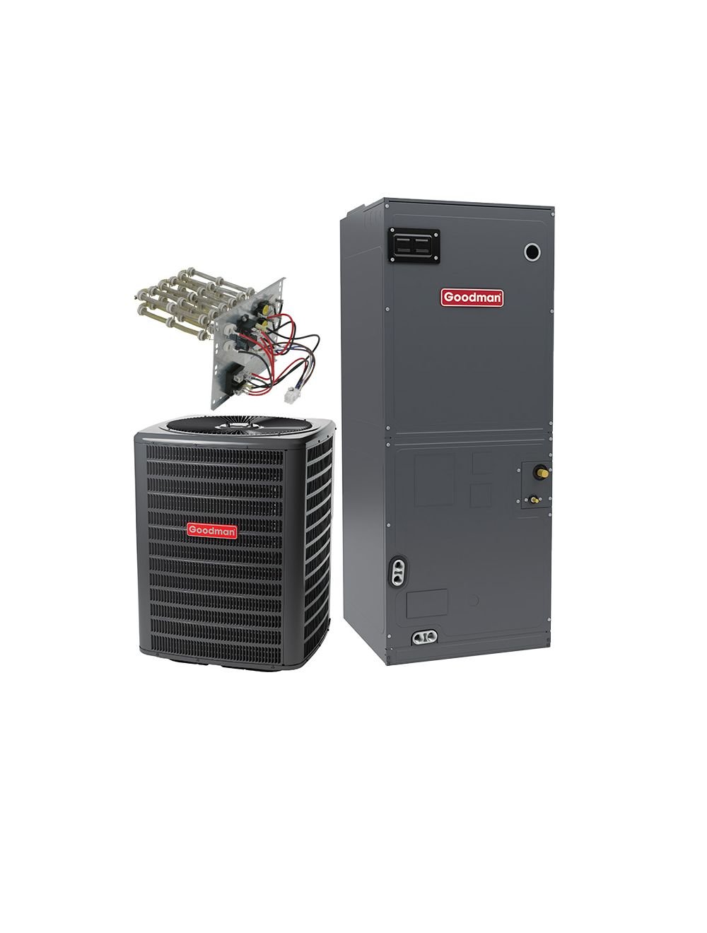 Goodman 3 Ton 17.5 SEER2 R32 High-Efficiency Two Stage Heat Pump System